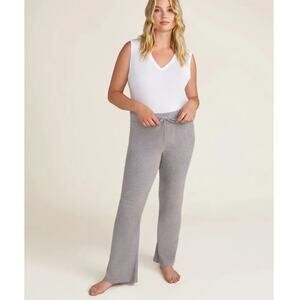 Barefoot Dreams CozyChic Lite Sweatpants Pewter Gray